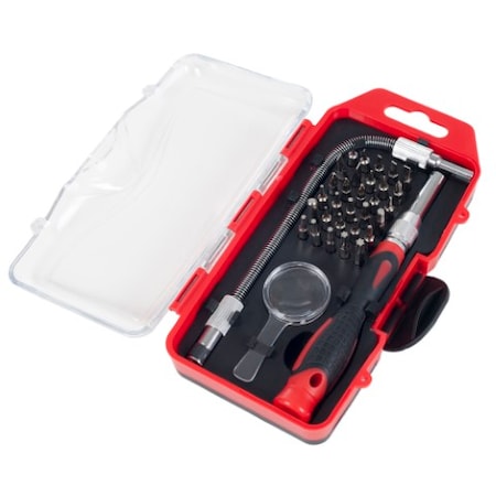 Fleming Supply 30 Piece Precision Screwdriver Set with Flex Shaft 990842PZP